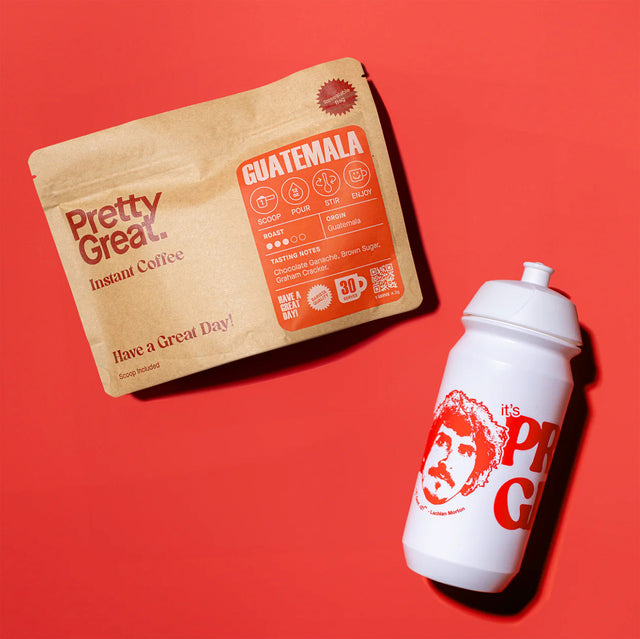 30 Day Bag Guatemala Instant Coffee + Lachlan Water Bottle