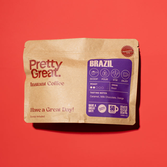 Pretty Great Instant Cold Brew/Brazil: 30 Day Bag